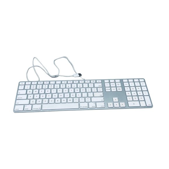 Apple Genuine Wired USB Keyboard with Numeric Keypad A1243 - Picture 1 of 11